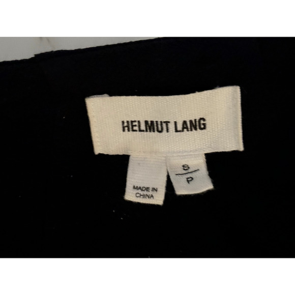 Helmut Lang Size SP Blaze Black Crepe Bomber Jacket Snap Front D Ring Sleeves - Picture 11 of 11